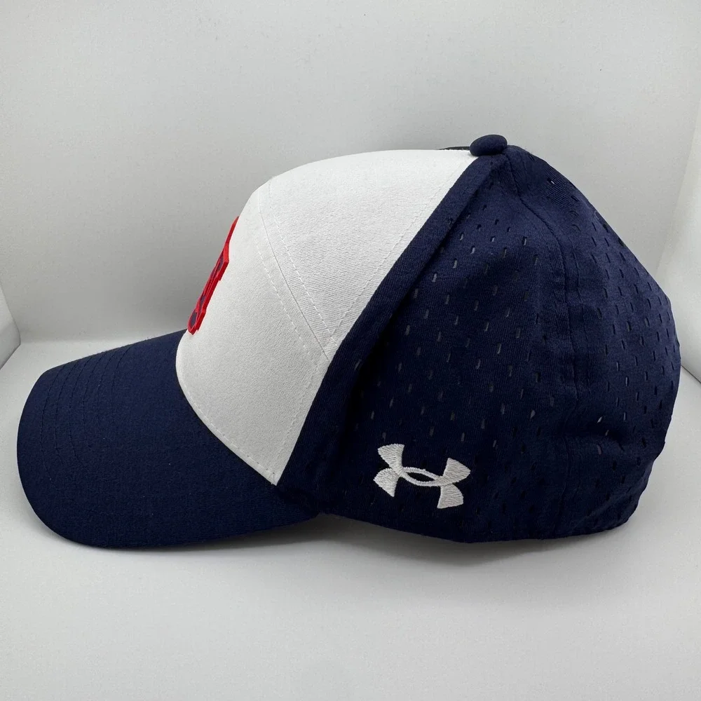 Under Armour Auburn Tigers Hat Mens OSFA Navy White Excellent Snapback UC1958
